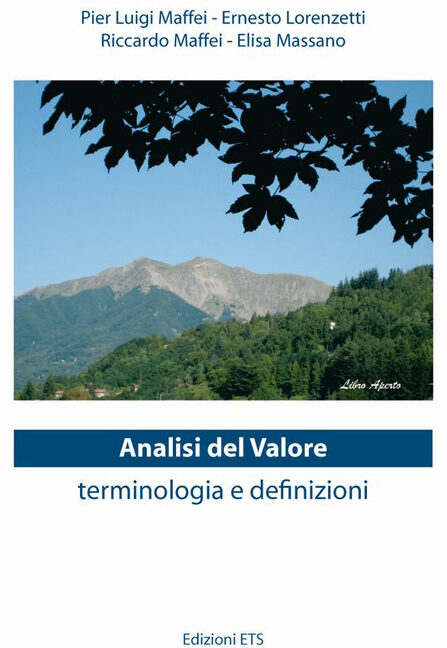 Copertina libro Analisi del Valore - terminologia e definizioni a cura di docenti dell'Associazione Italiana per la Gestione e Analisi del Valore AIAV