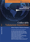 Codice delle Valutazioni Immobiliari, V edizione 2018, pubblicato da Tecnoborsa con il contributo dell'Associazione Italiana per la Gestione e Analisi del Valore AIAV